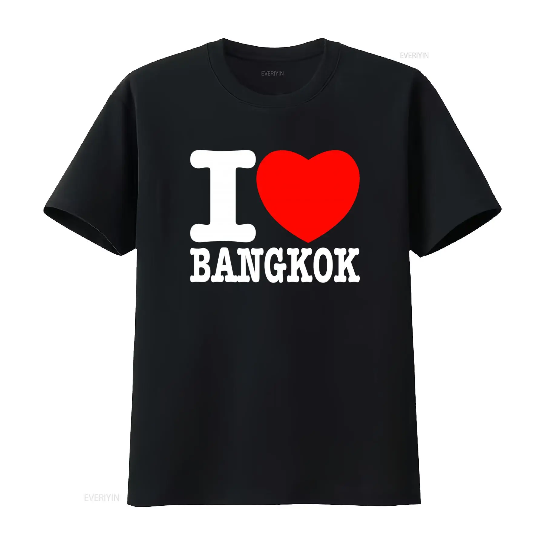 Mens Fashion Bangkok - Stijlvolle I Love Bangkok T-shirt met