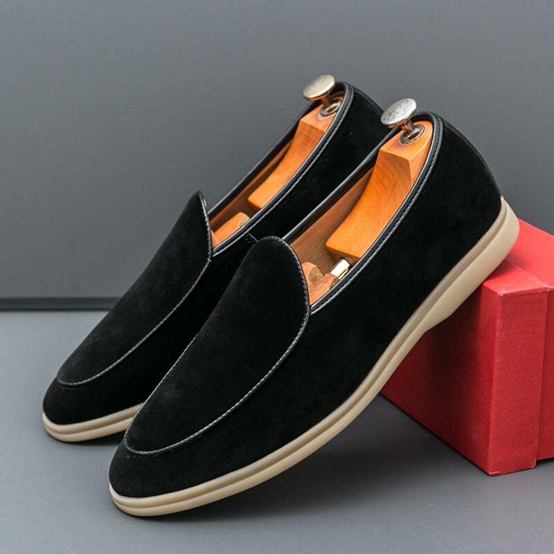 Suede Loafers Men - Mode Mannen Luxe Merk Loafer Schoenen