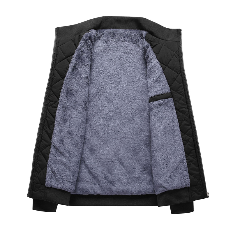 Men'S Fashion Light Jacket - Herfst Winter Bomberjack Mannen Diamant Patroon
