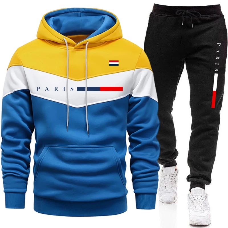 Mens Fashion Urban - Urban Casual Fashion Hoodie Sportkleding Parijs