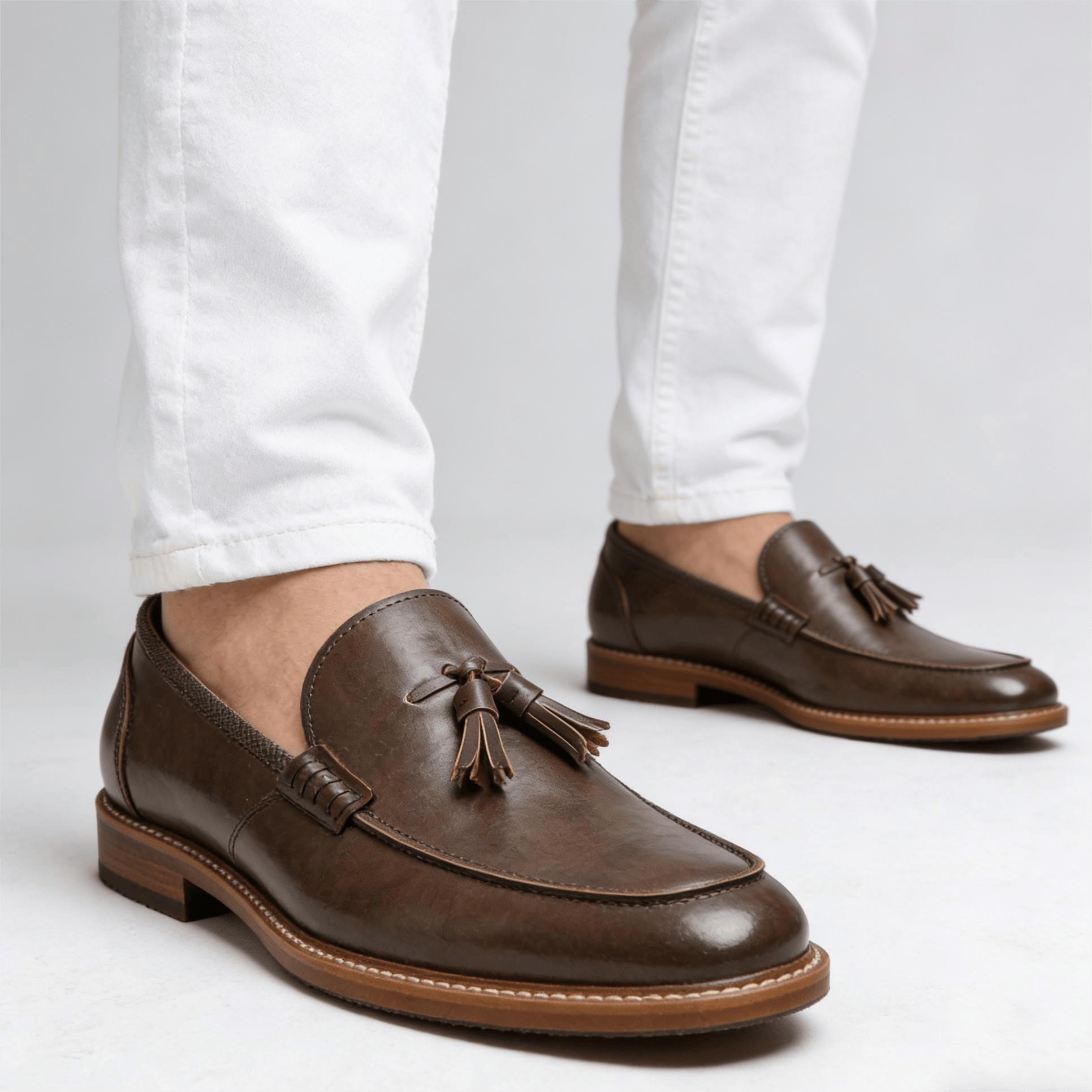 Suede Loafers Men - Heren zomerschoenen Ademende mode zomer comfortabele