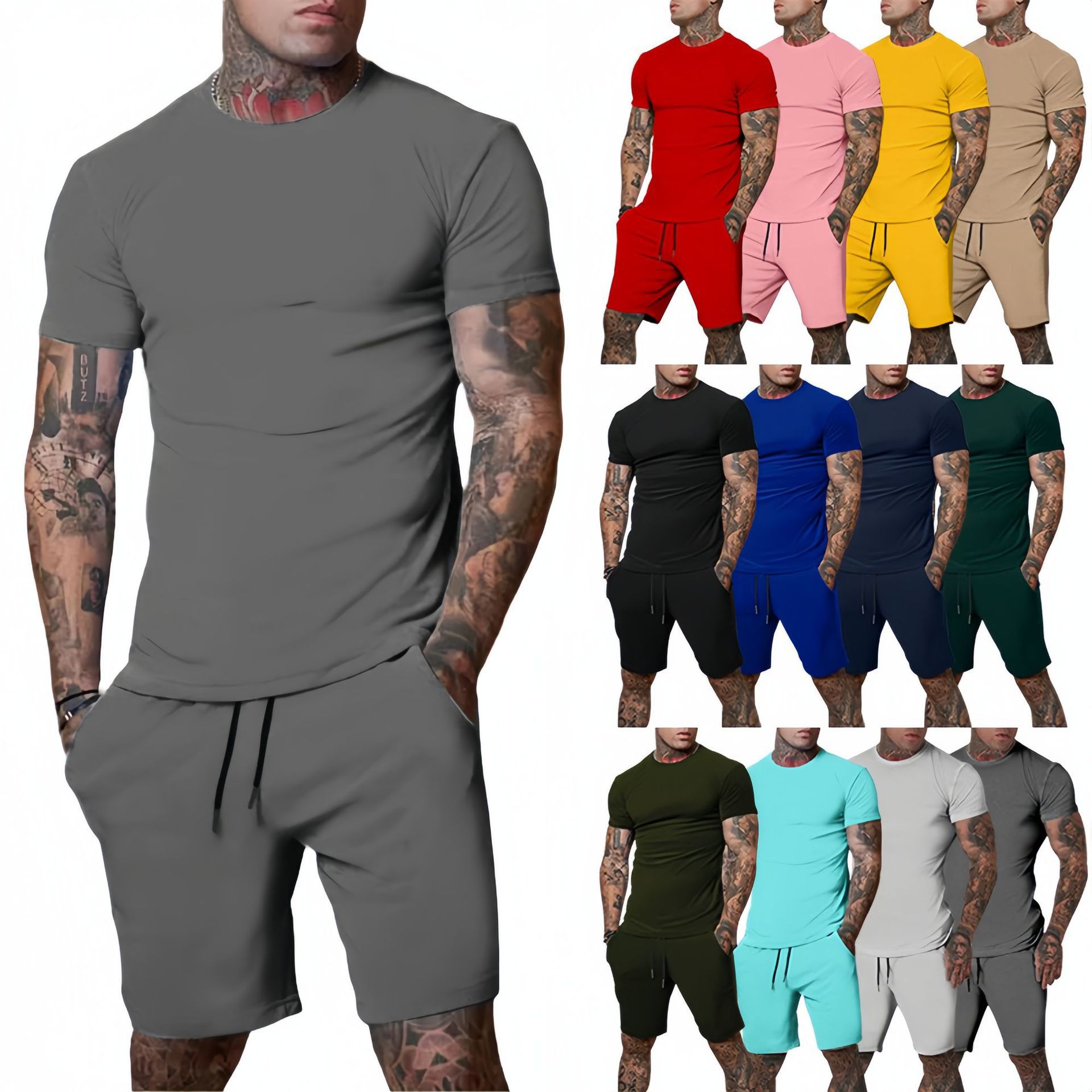 Men'S Fashion Formal - Modieus en casual zomer outdoor sportpak