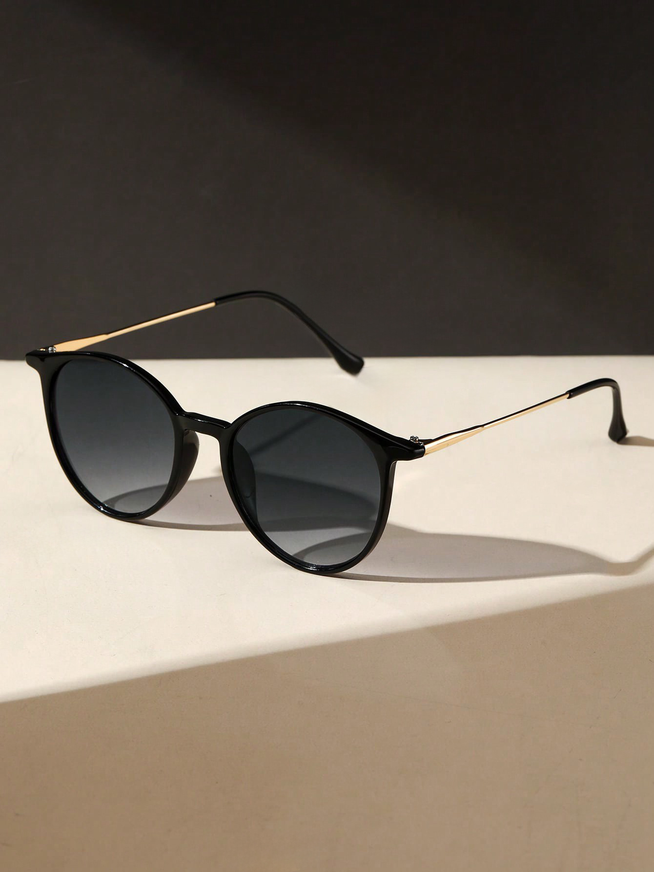 Men'S Fashion Accessories - 1PC Mode Ronde Metalen Dameszonnebril Voor