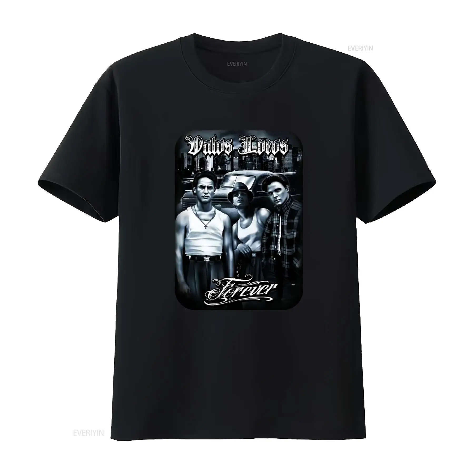 Mens Fashion Urban - Vatos Locos Forever Heren zwaargewicht T-shirt