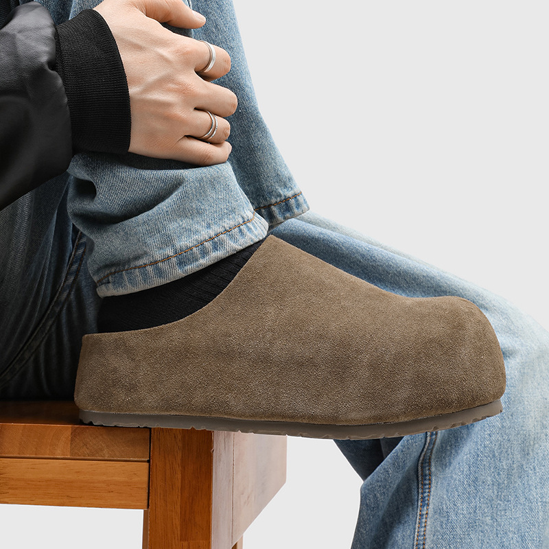 Heren halve pantoffels Hoge kw - Suede Loafers Men recensie en prijs