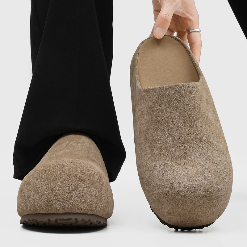 Heren halve pantoffels Hoge kw - Suede Loafers Men recensie en prijs