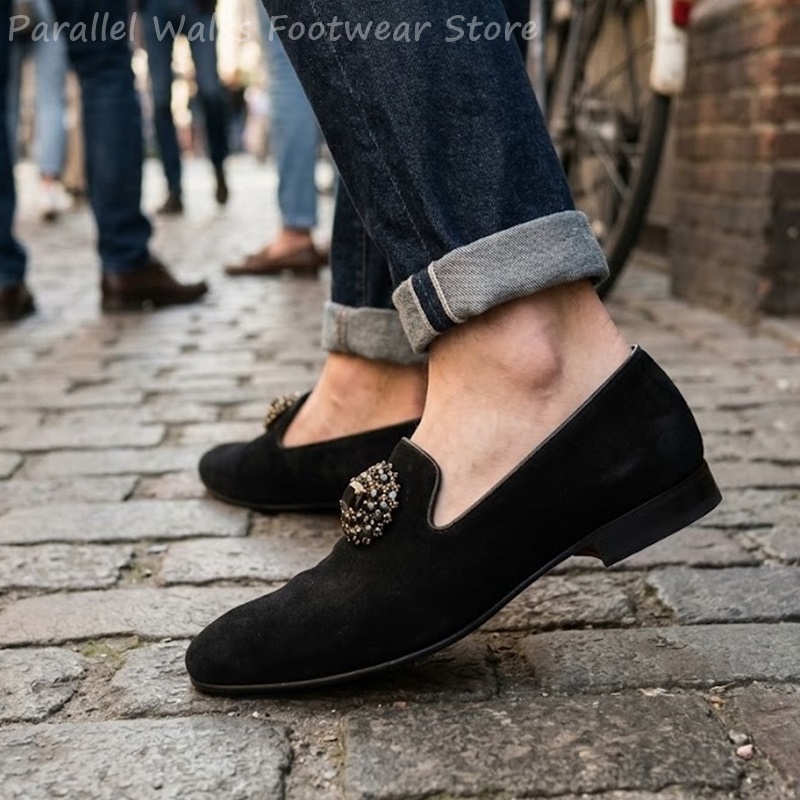 Herenschoenen van suède met st - Suede Loafers Men recensie en prijs