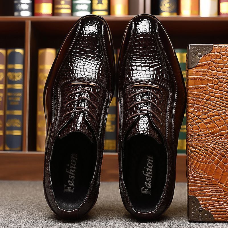 Heren glanzende lakleren schoe - Men'S Fashion Formal recensie en prijs
