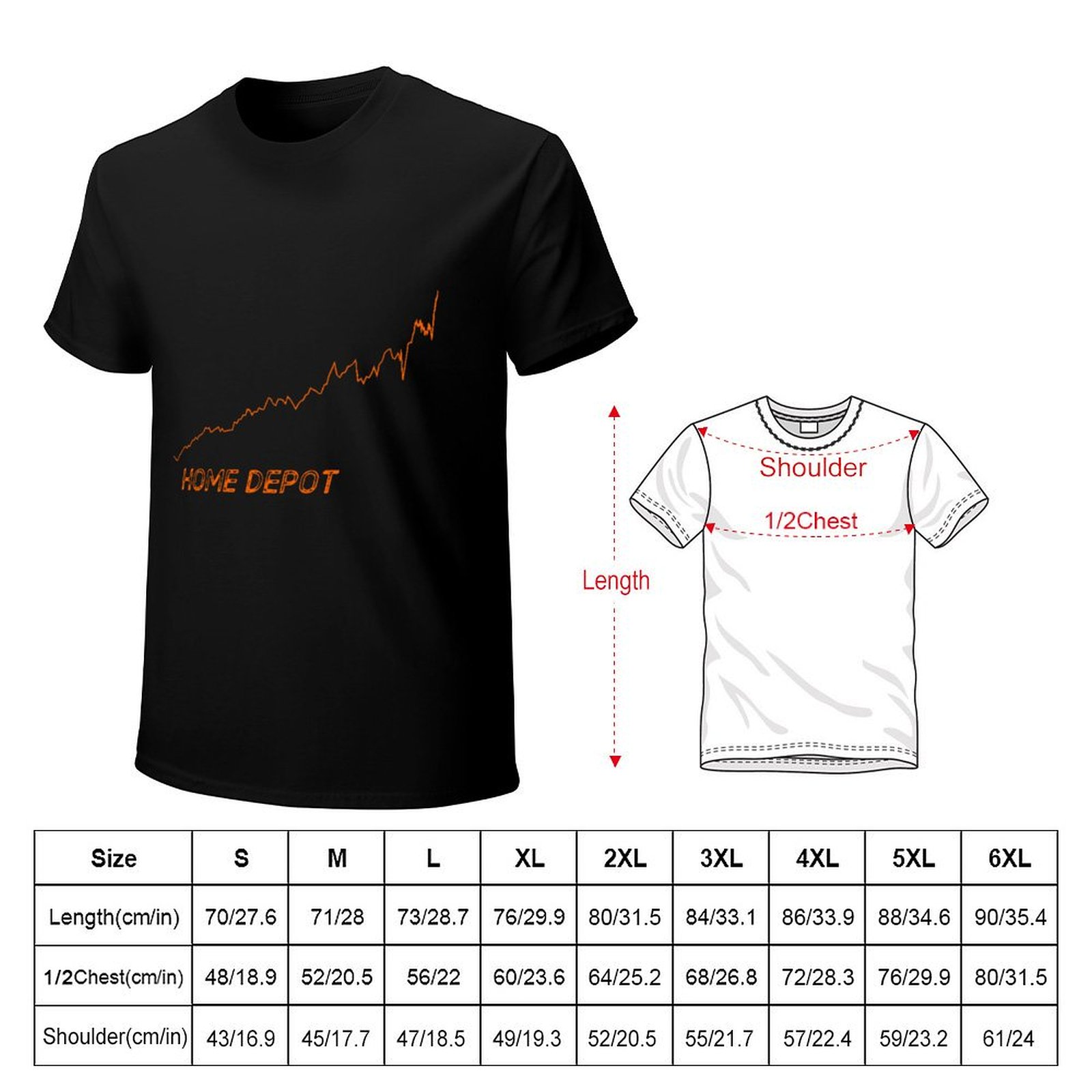 Home Depot Grafiek T-Shirt Zom - Men'S Fashion Depot recensie en prijs
