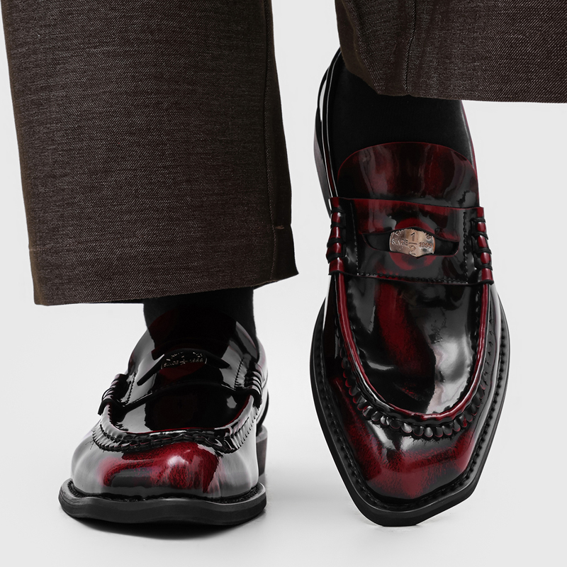 Britse stijl heren glanzende g - Men'S Fashion Accessories recensie en prijs
