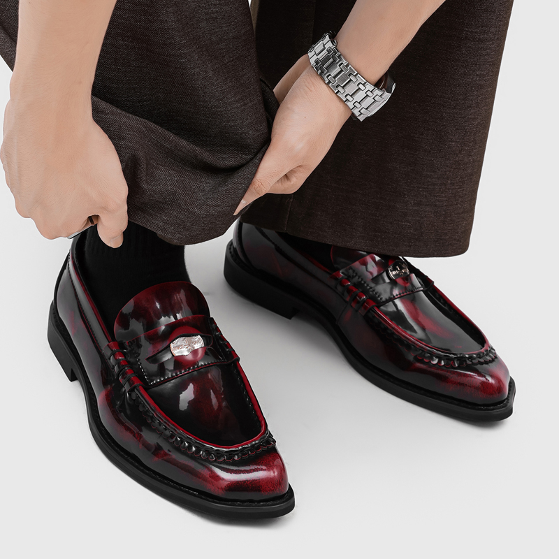 Britse stijl heren glanzende g - Men'S Fashion Accessories recensie en prijs