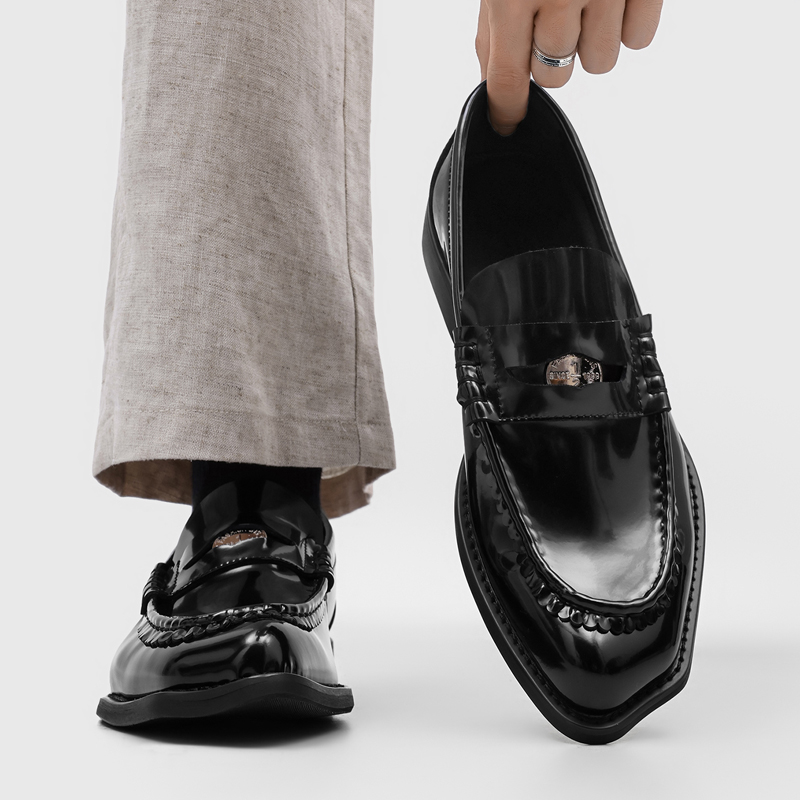 Britse stijl heren glanzende g - Men'S Fashion Accessories recensie en prijs