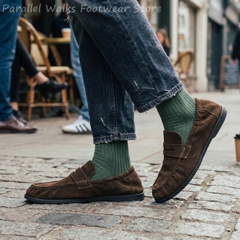Heren zachte suède loafers, el - Suede Loafers Men recensie en prijs