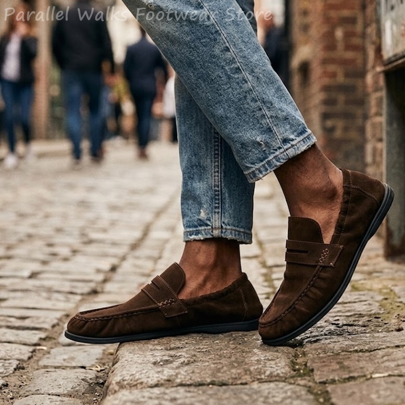 Heren zachte suède loafers, el - Suede Loafers Men recensie en prijs
