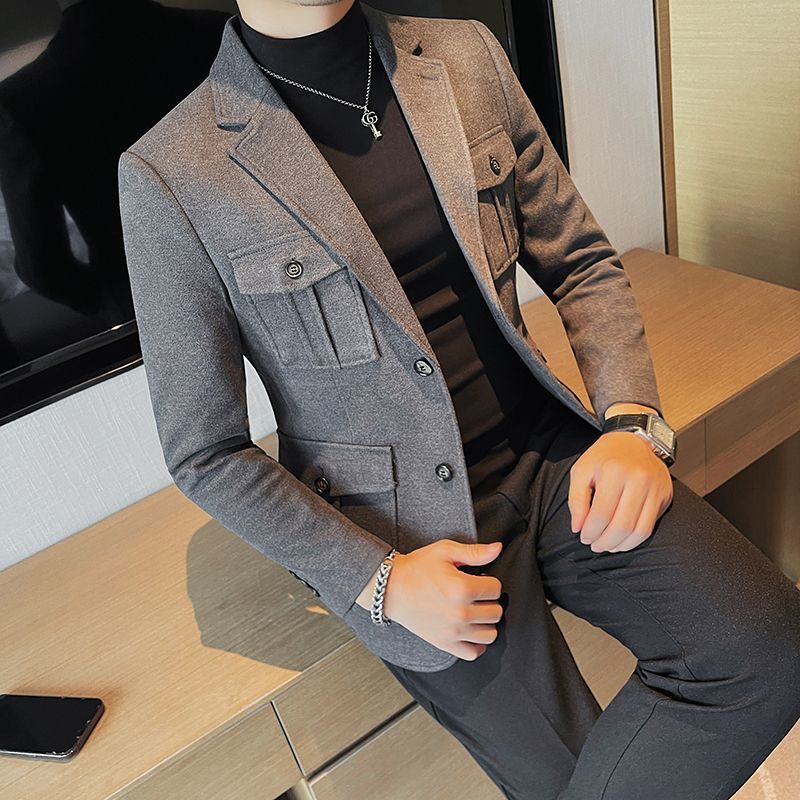 Mode Licht Luxe Nieuwe Tweed J - Men'S Fashion Light Jacket recensie en prijs