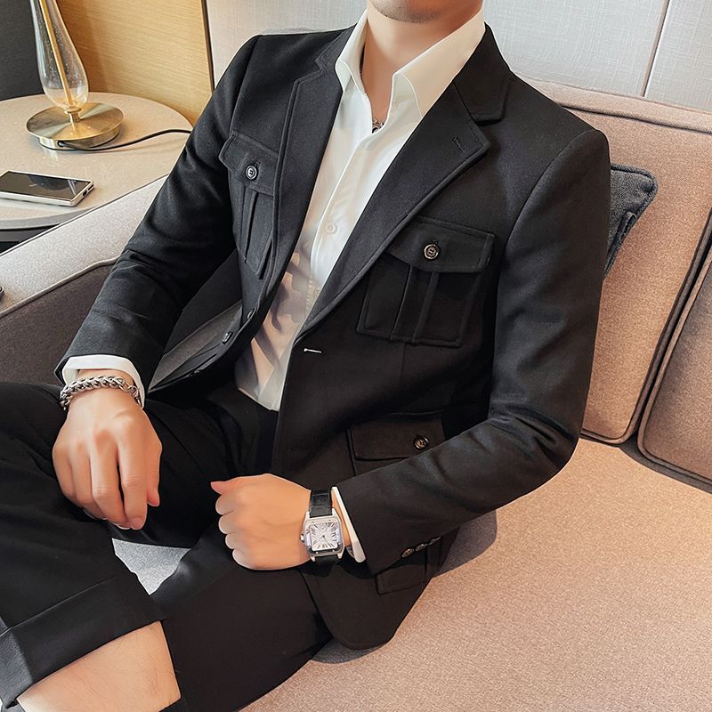 Mode Licht Luxe Nieuwe Tweed J - Men'S Fashion Light Jacket recensie en prijs