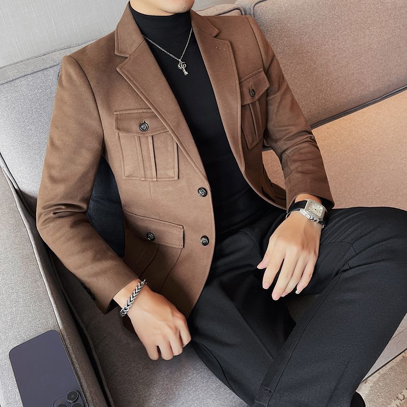 Mode Licht Luxe Nieuwe Tweed J - Men'S Fashion Light Jacket recensie en prijs