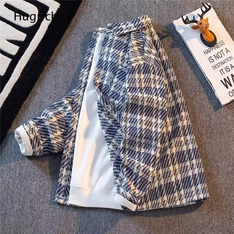 Lichtblauwe geruite tweed over - Men'S Fashion Light Jacket recensie en prijs