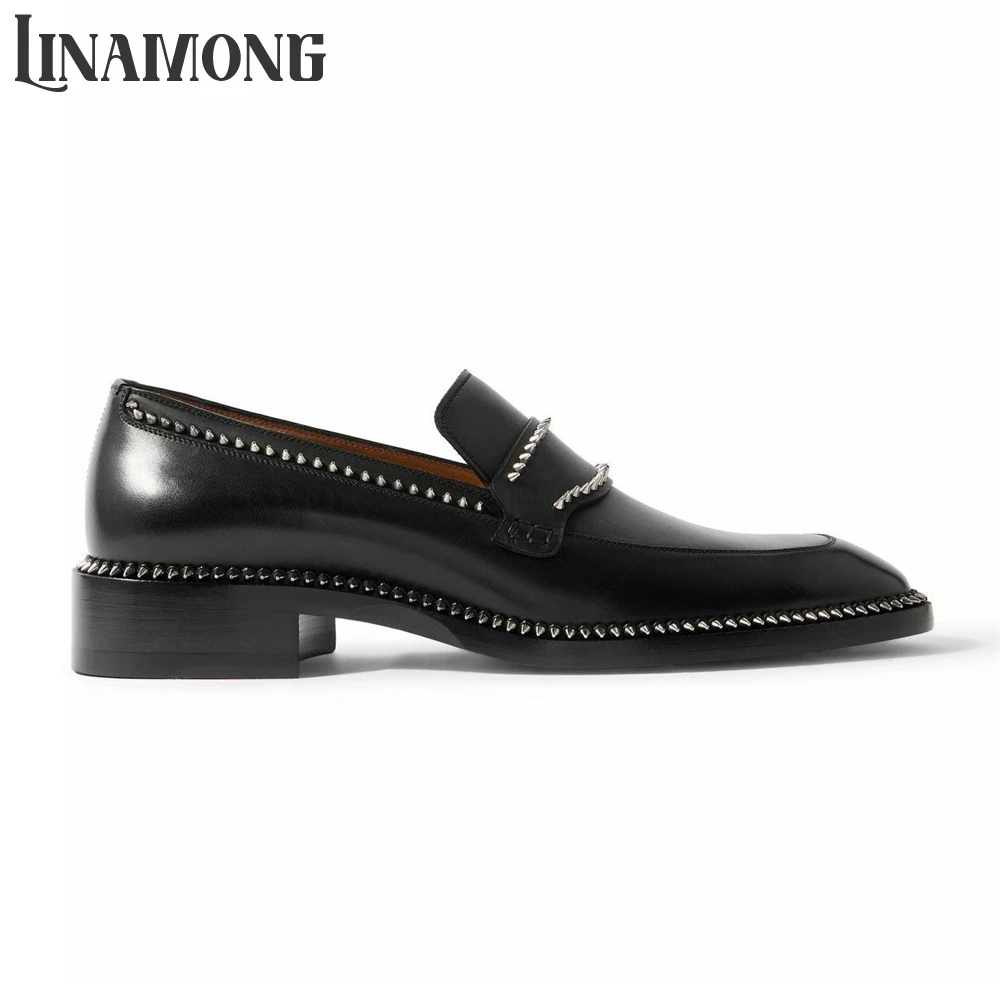 Zwarte Spike Loafers met amand - Suede Loafers Men recensie en prijs