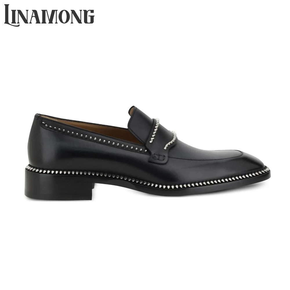 Zwarte Spike Loafers met amand - Suede Loafers Men recensie en prijs