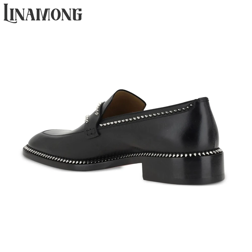 Zwarte Spike Loafers met amand - Suede Loafers Men recensie en prijs